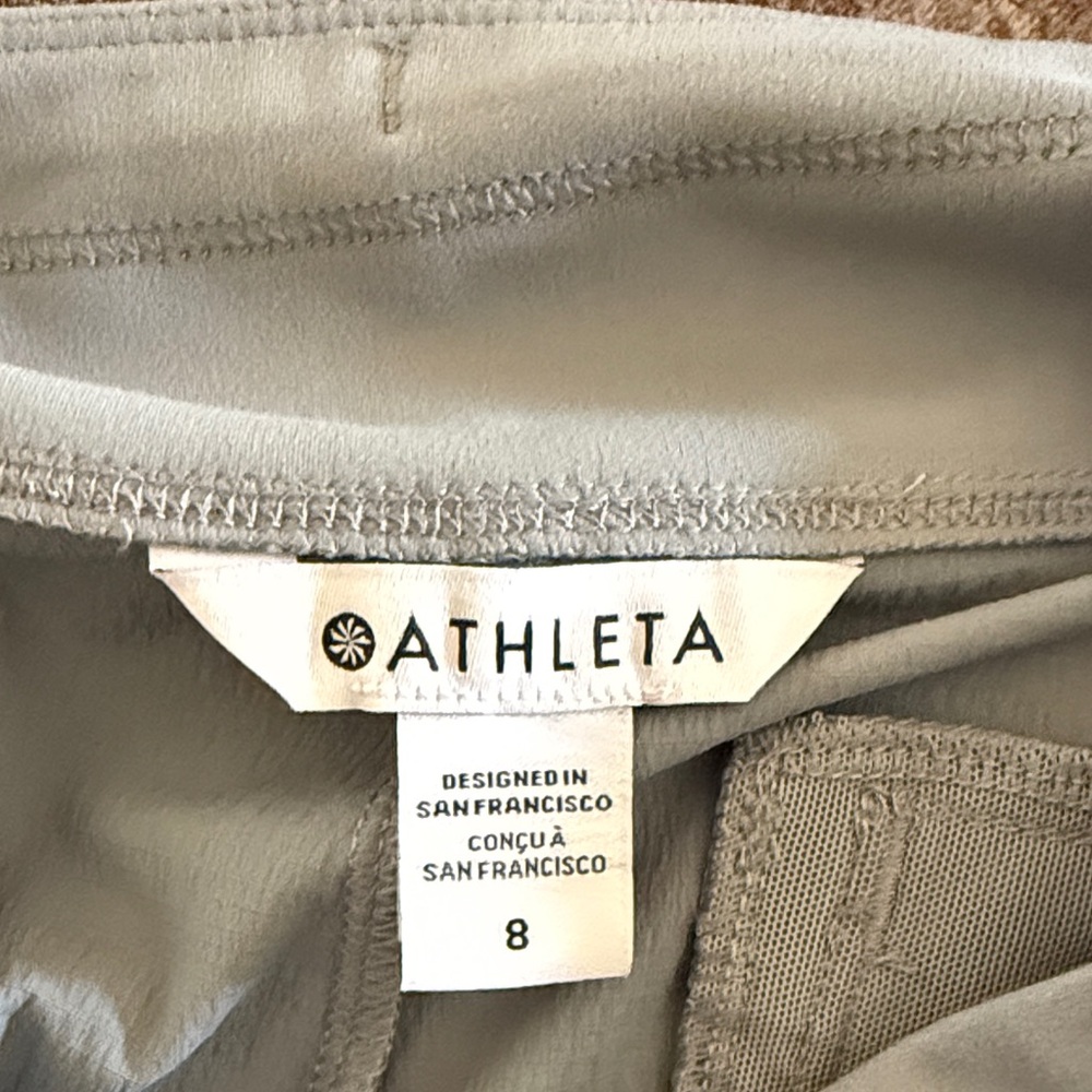 Athleta Light Gray Performance Pants